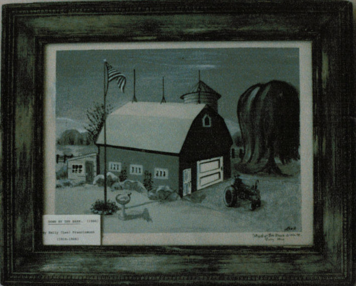 Lee Franclemont, 'Down by the Barn', 1960s, oil on board. Photo credit John FN Franclemont.