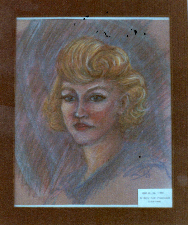 Lee Franclemont, 'Elaine', 1969, pastel on paper. Photo credit John FN Franclemont.