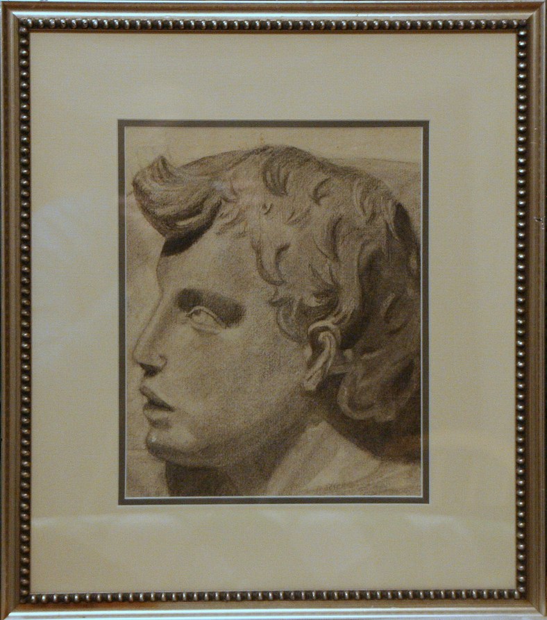Lee Franclemont, 'Alexander the Great', 1929, pencil on paper. Photo credit Kelise Franclemont.