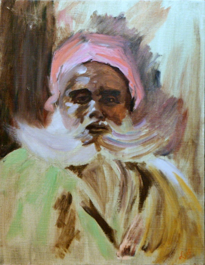 Lee Franclemont, 'Berber Chieftain', 1983, oil on linen. Photo credit Kelise Franclemont.
