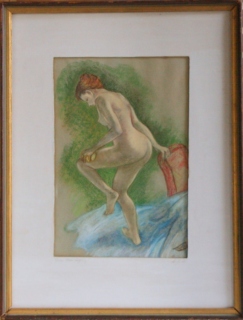 Lee Franclemont, 'Once over lightly', 1968, pastel on paper. Photo credit Kelise Franclemont. Private collection.