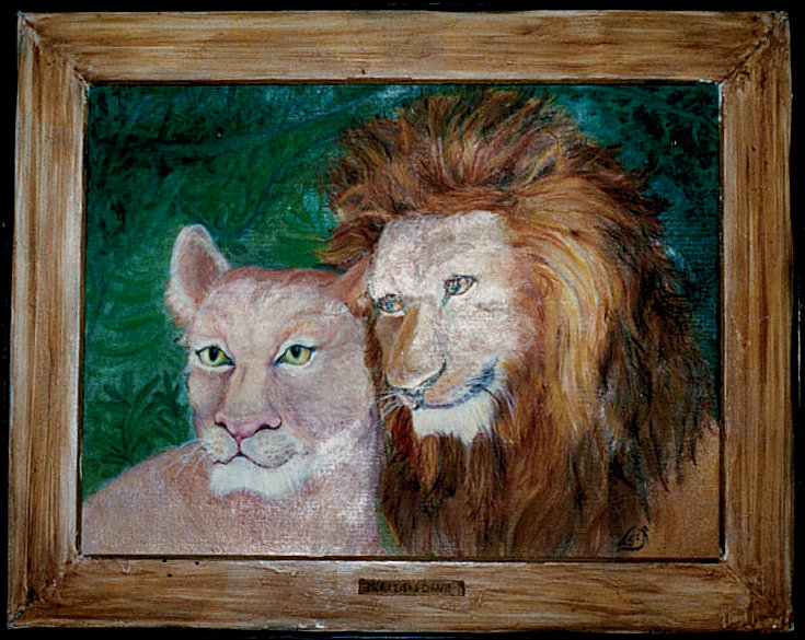 Lee Franclemont, title unknown, 1960s, oil on board. Photo credit John FN Franclemont.